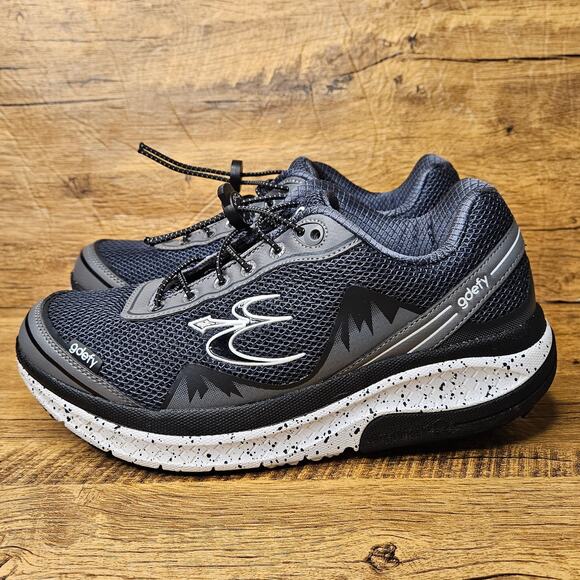 Gdefy Grey Mighty Walk Black Grey Walking Comfort Sneaker size 8 main image 9